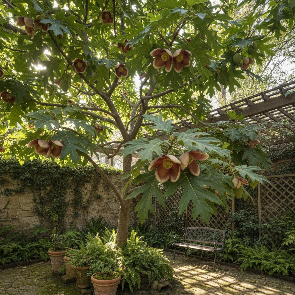 Vierblättrige Pawpaw (Asimina tetramera)
