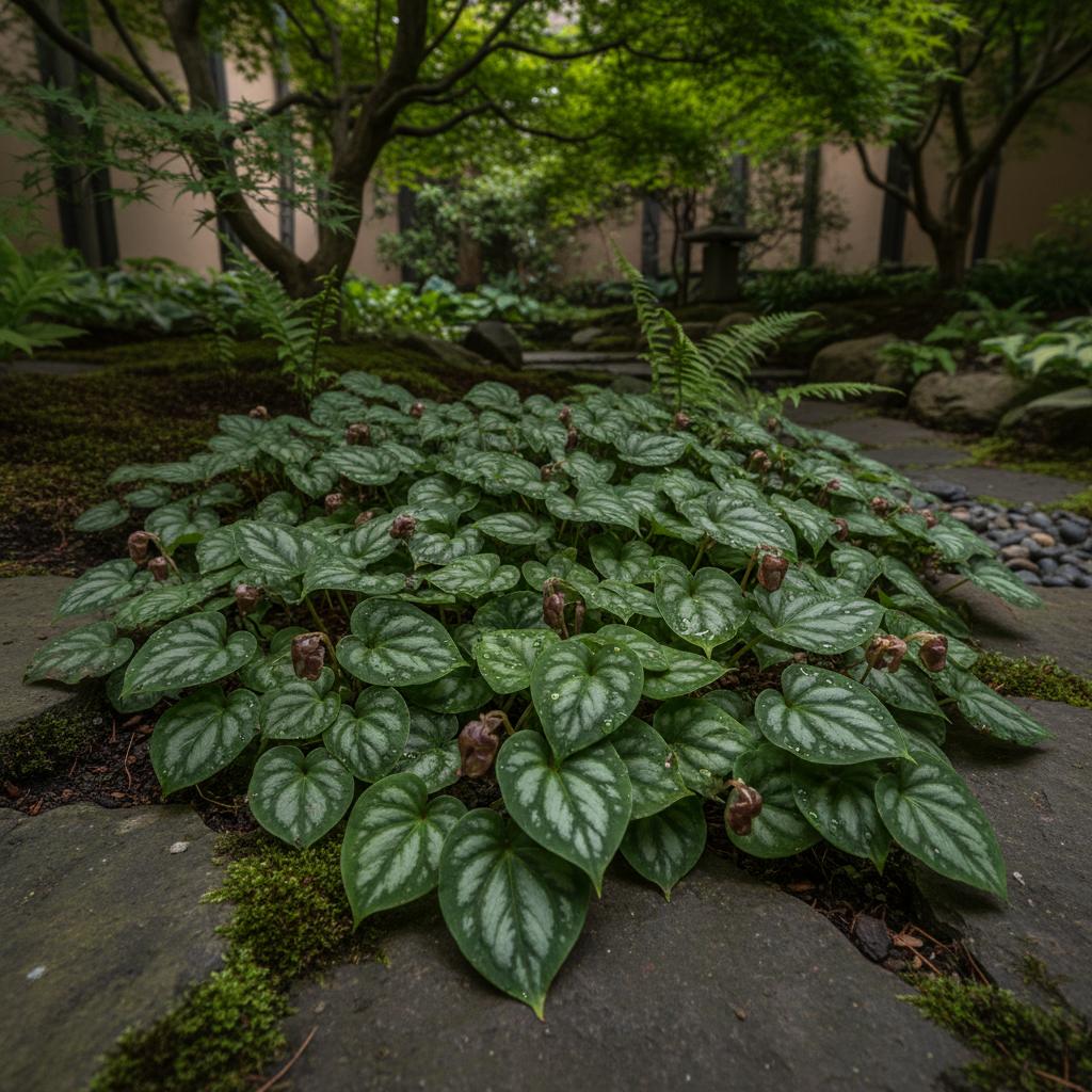 Kleines Wildpfeffer (Asarum minus)