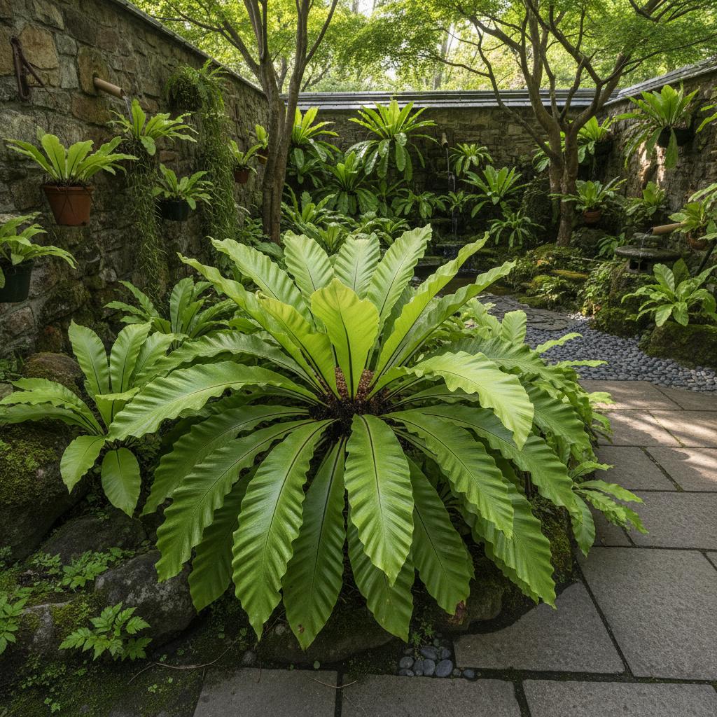 Vogelnestfarn (Asplenium nidus)