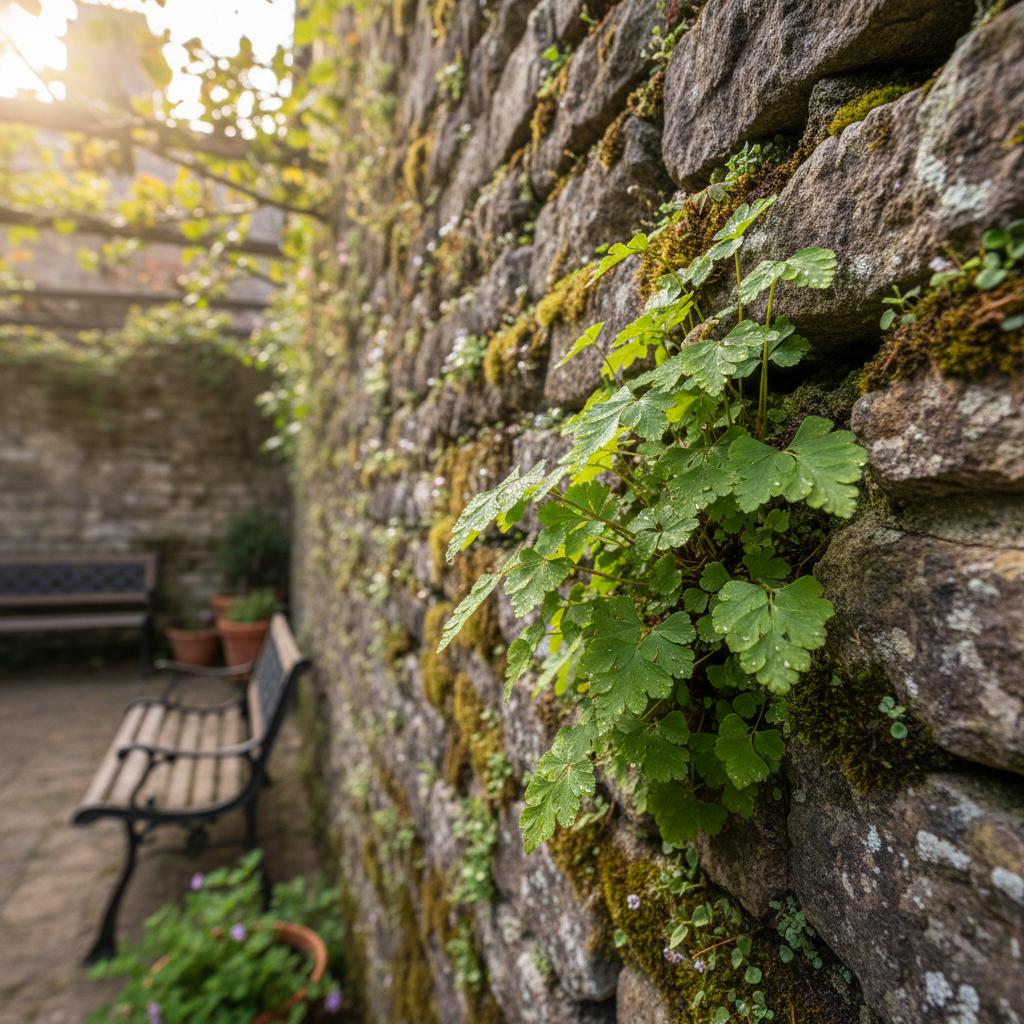 Gewöhnlicher Mauerrautenfarn (Asplenium ruta-muraria)
