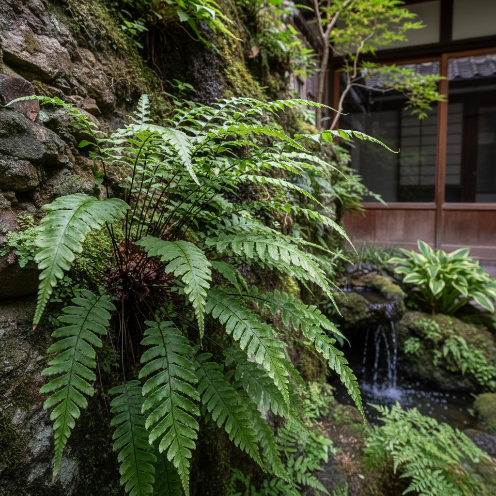 Grüner Streifenfarn (Asplenium viride)