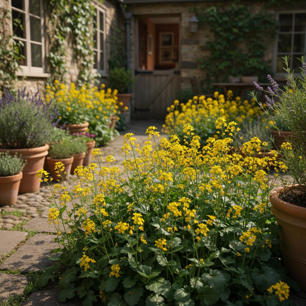 Barbarea comune (Crescione selvatico) (Barbarea vulgaris)