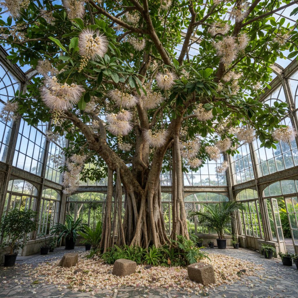 Weiße Barringtonia (Barringtonia calyptrata)