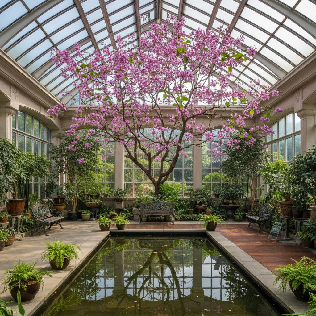 Purpurne Bauhinie (Orchideenbaum) (Bauhinia purpurea)