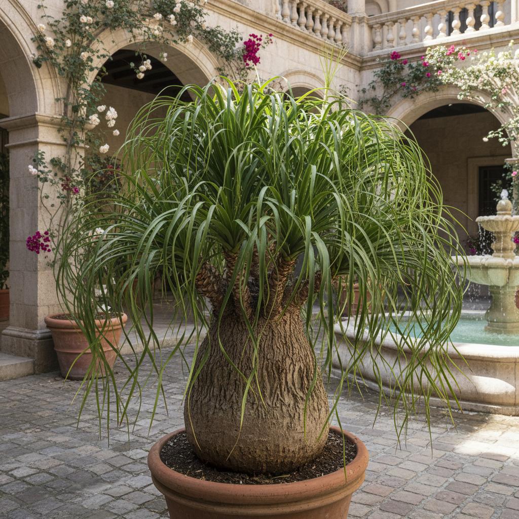 Pferdeschwanzpalme (Beaucarnea recurvata)