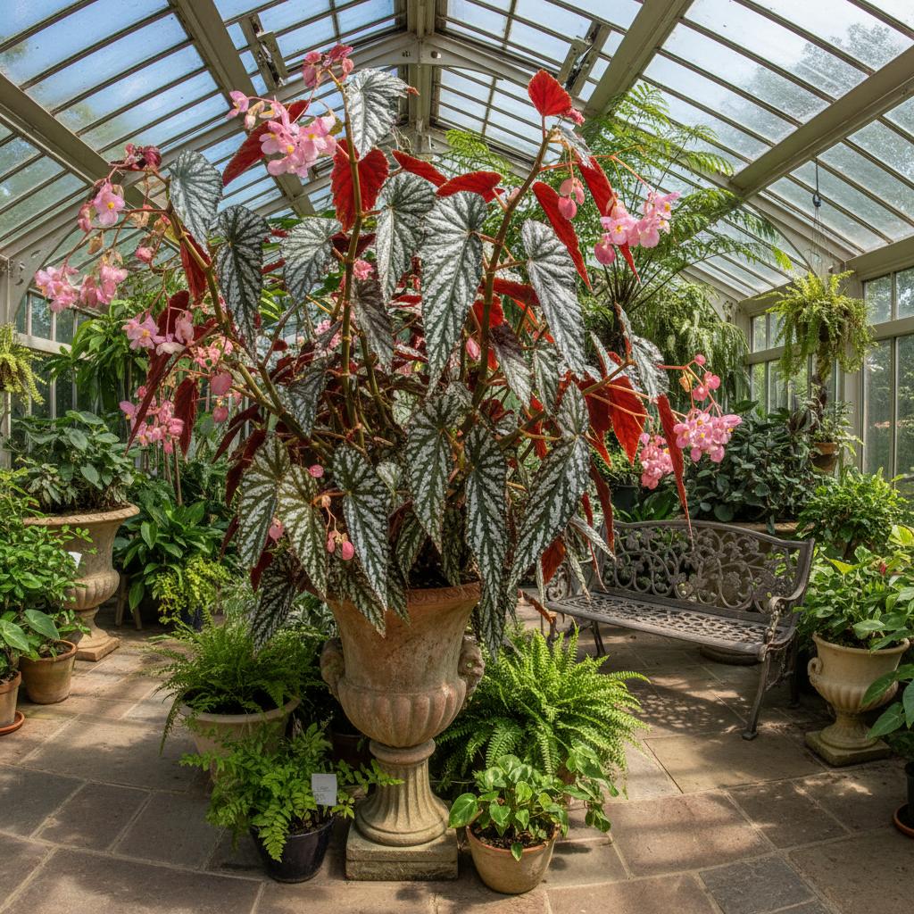 Silber-Dollar-Begonie (Begonia “Silver Dollar”)