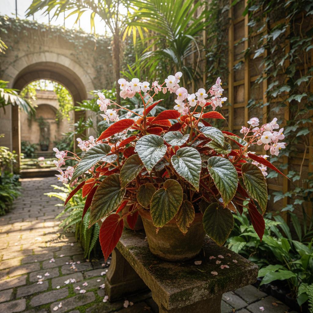 Rindfleisch-Begonie (Begonia x erythrophylla)