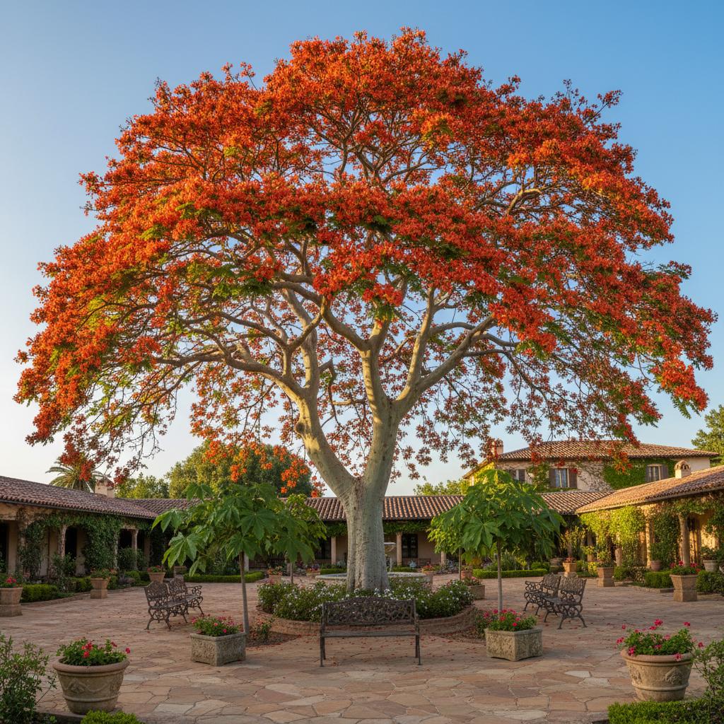 Flammenbaum (Brachychiton acerifolius)