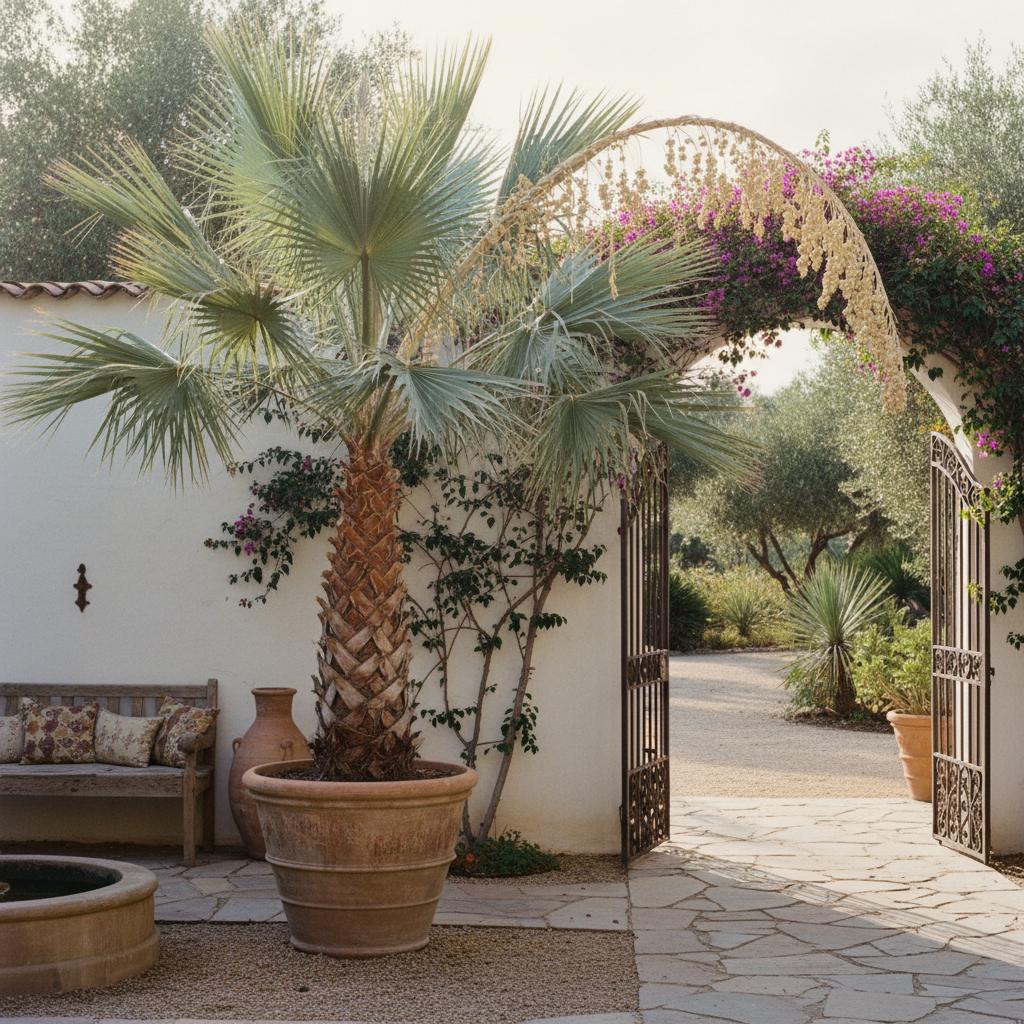 Mexikanische Blaue Palme (Brahea armata)