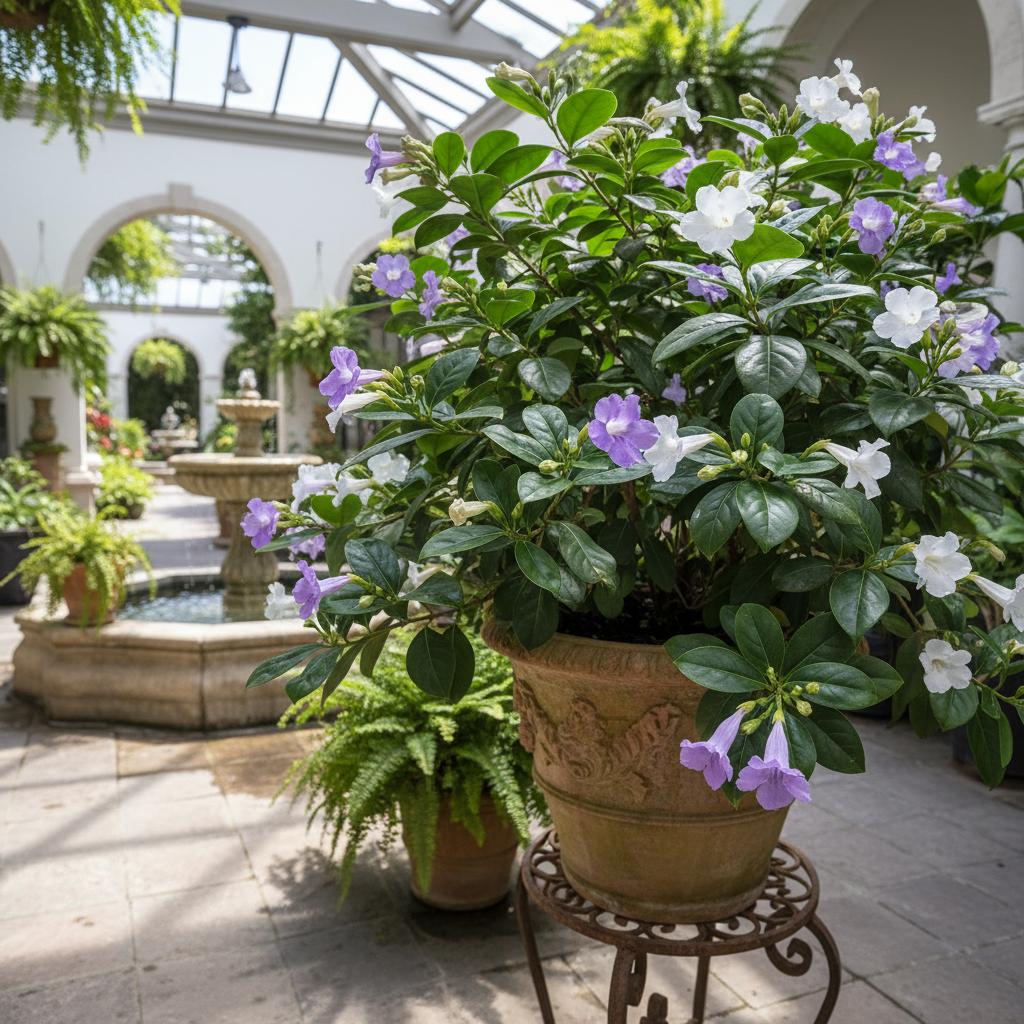 Gestern-Heute-Morgen-Pflanze (Brunfelsia latifolia)