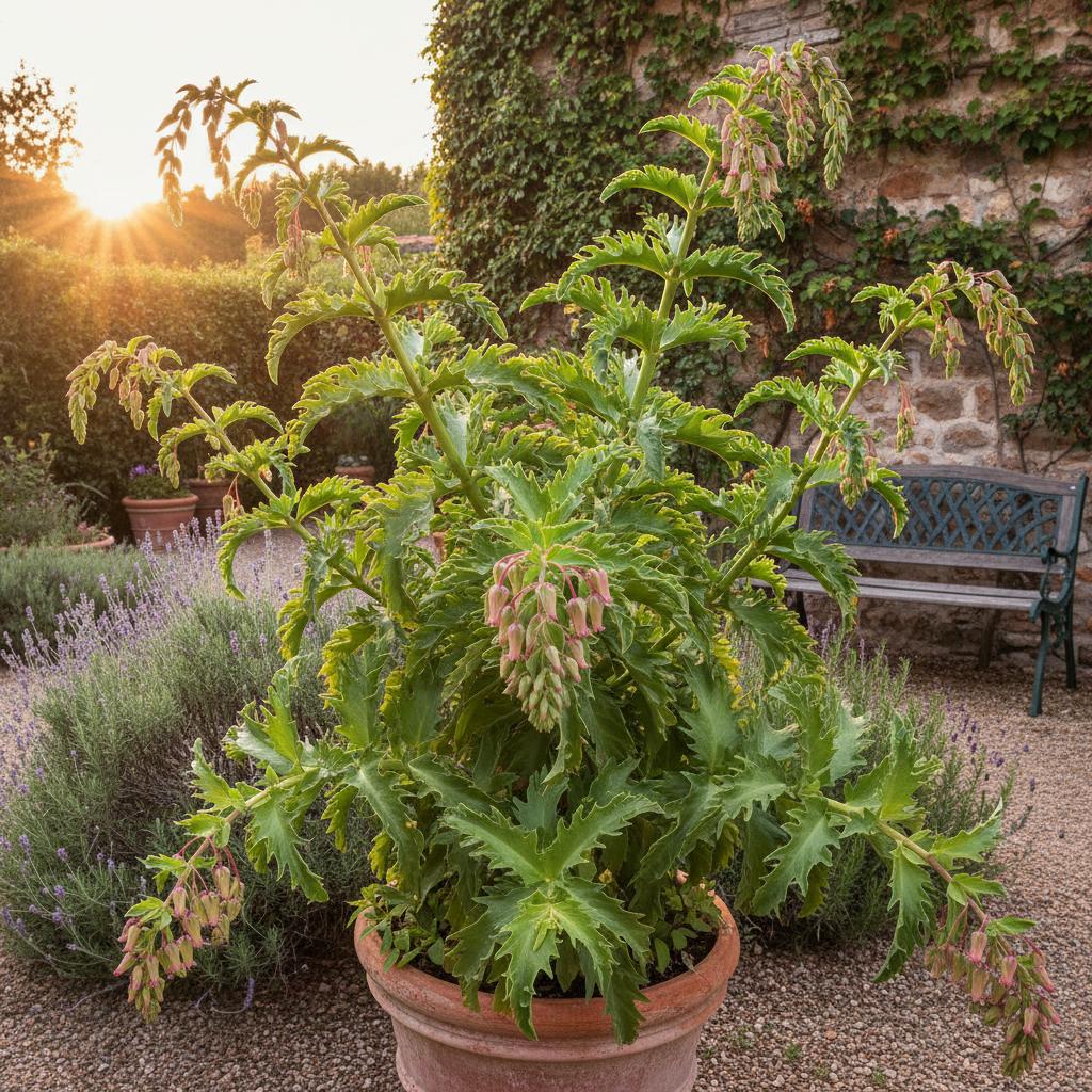 Lebende Blattpflanze (Bryophyllum pinnatum)