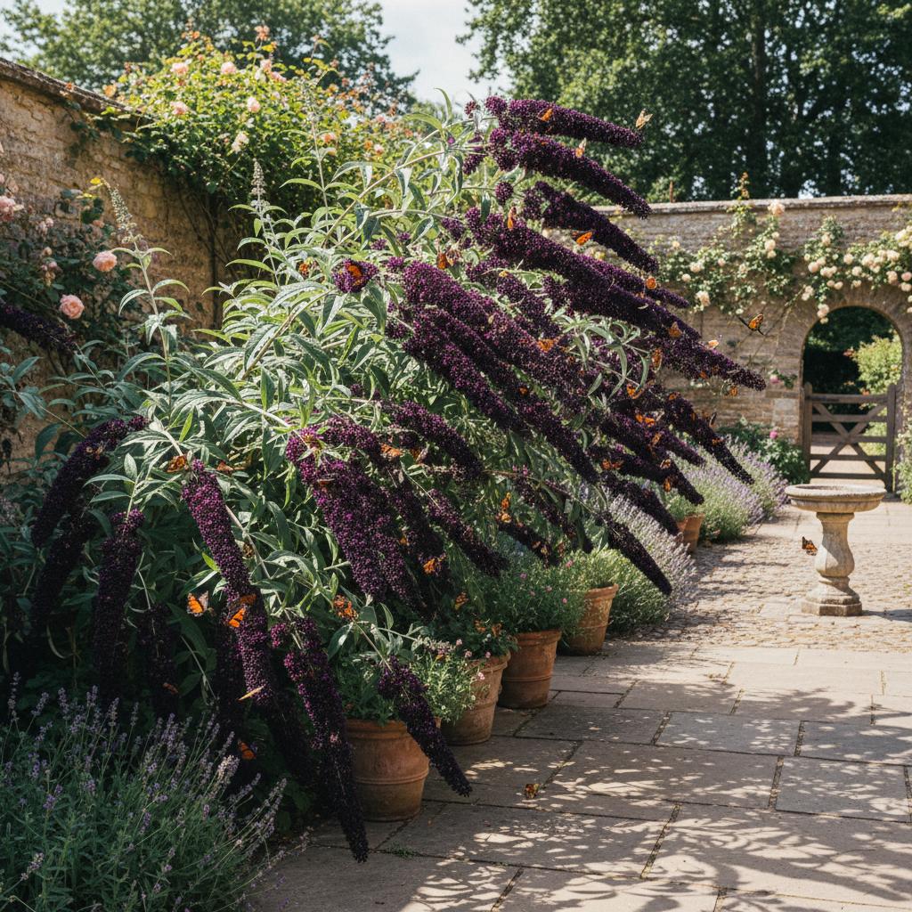 Sommerflieder 'Black Knight' (Buddleja davidii 'Black Knight')