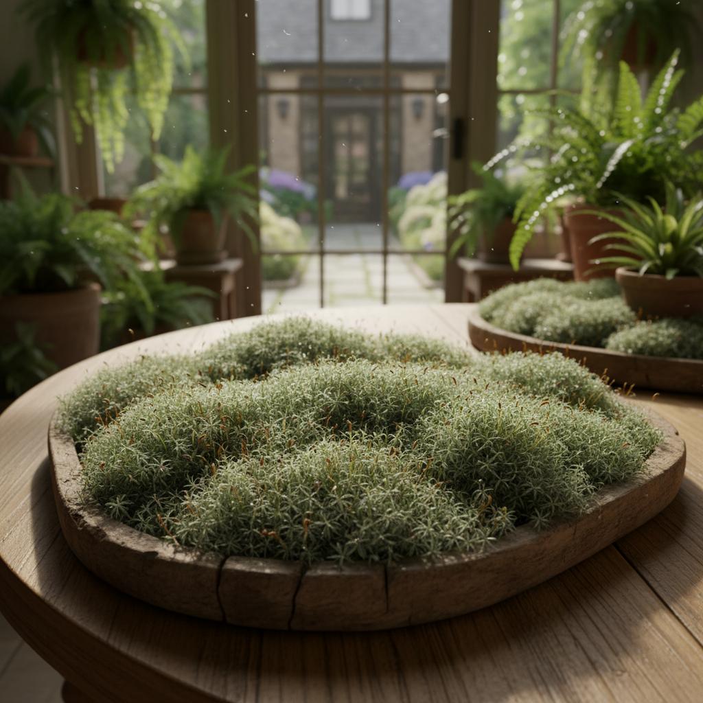 Silbermoos (Bryum argenteum)