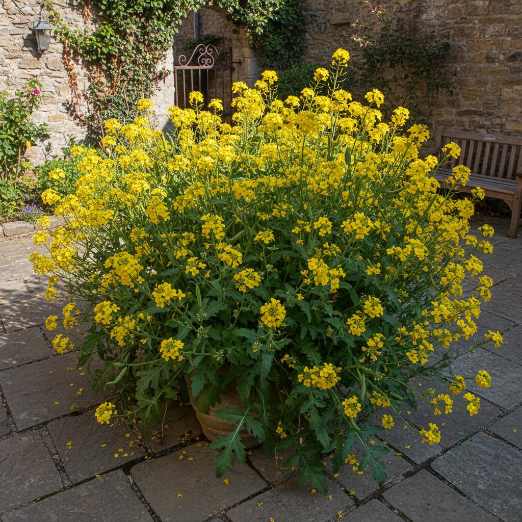 Südliche Warzkohlrauke (Bunias erucago)