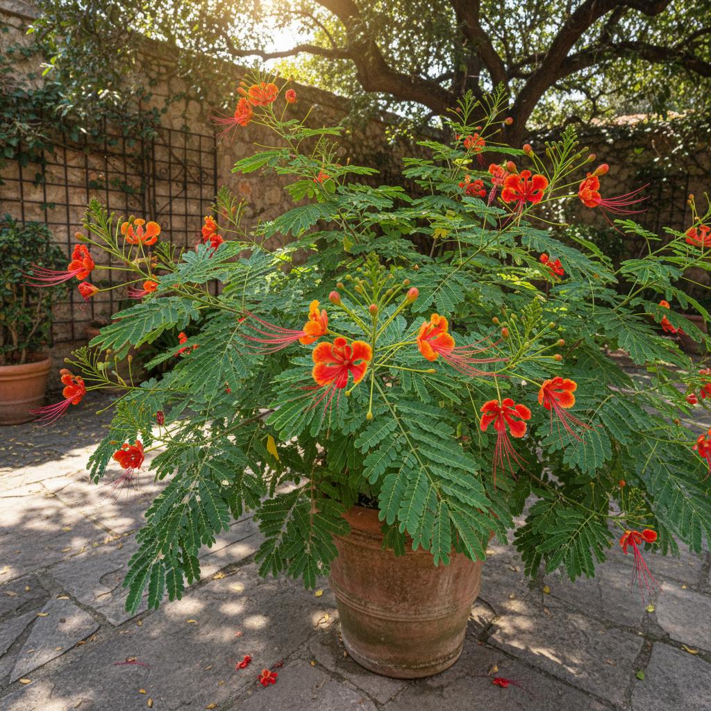 Paradiesvogelblume (Caesalpinia pulcherrima)