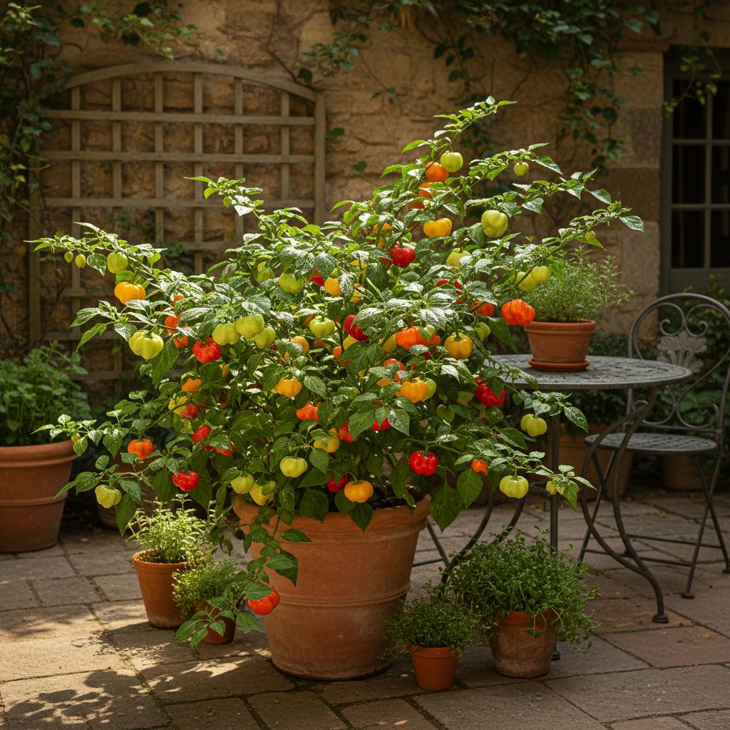 Habanero-Pfeffer (Capsicum chinense)