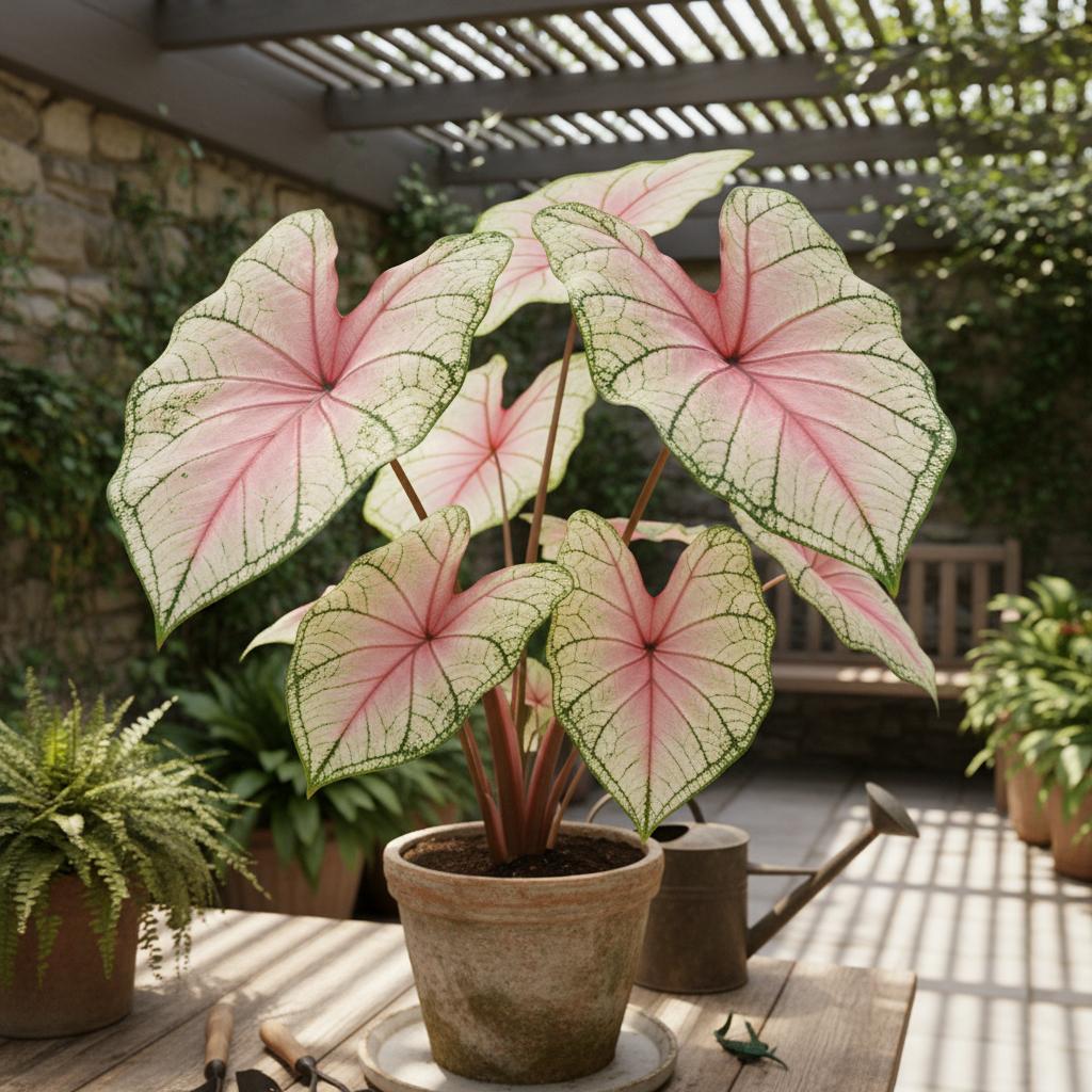 Blattkalla 'Carolyn Whorton' (Caladium 'Carolyn Whorton')