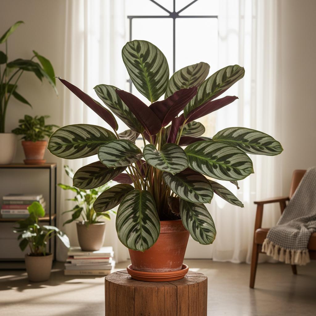 Weißstern-Calathea (Calathea leitzei)