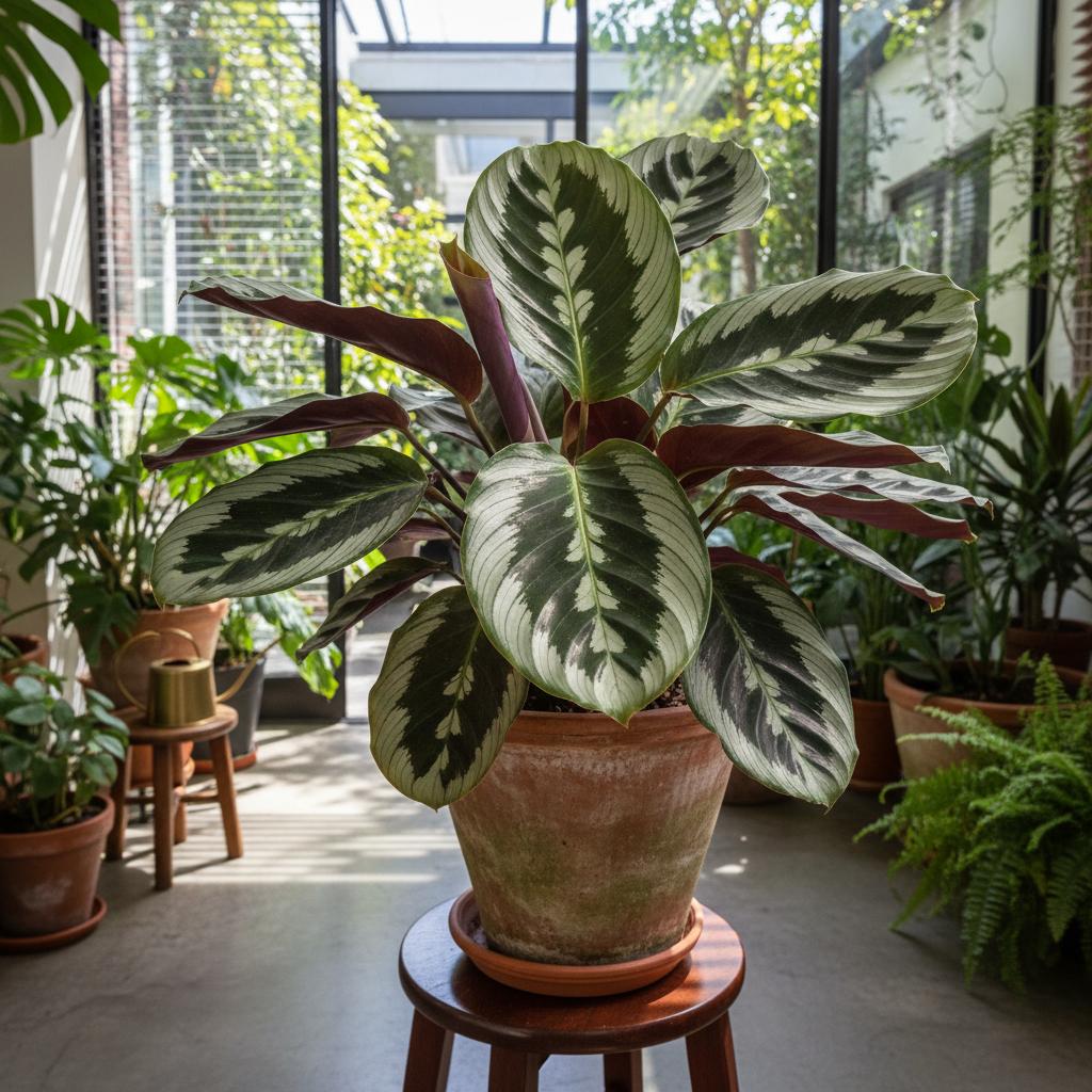 Silberblatt-Kalathea (Calathea pictura Argentea)