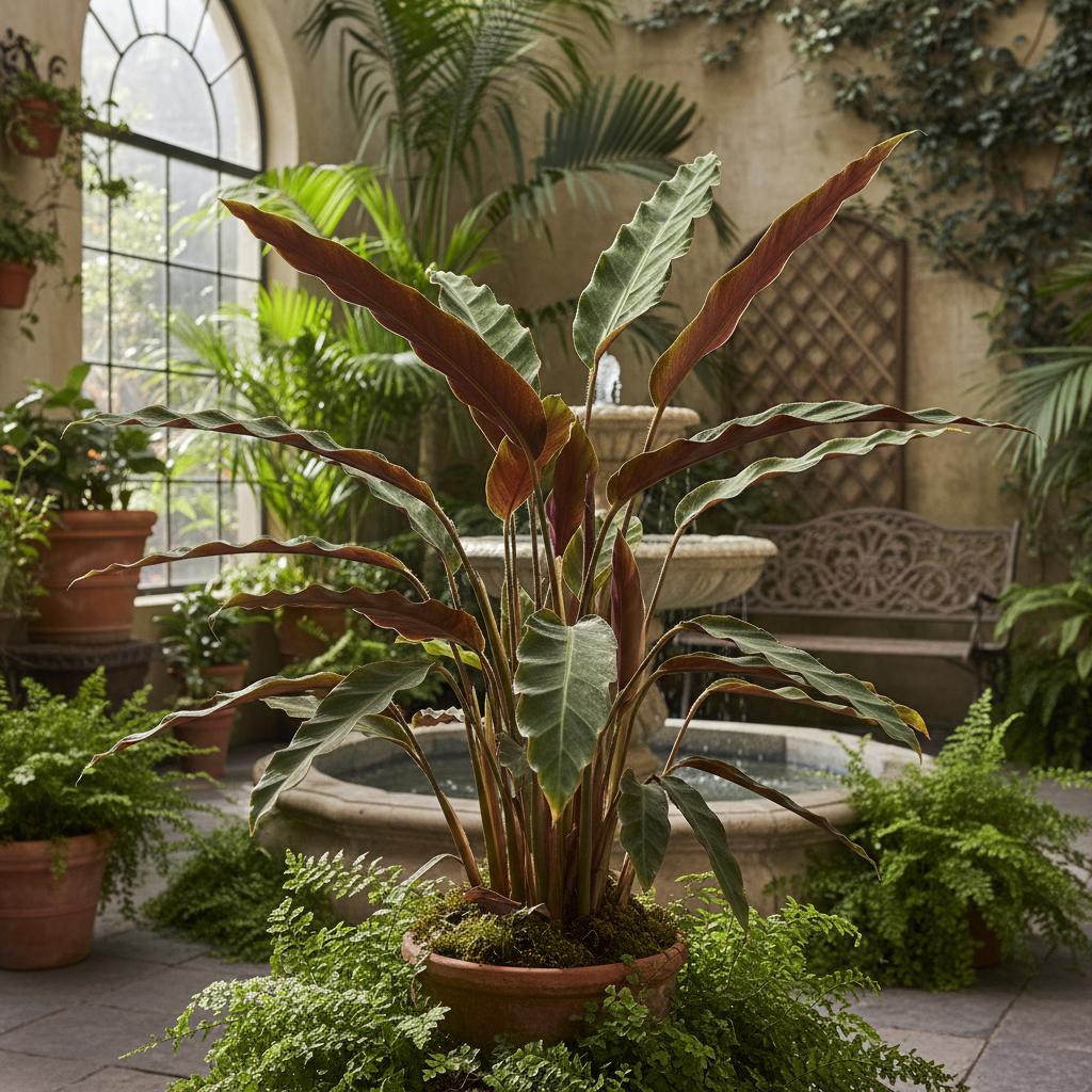 Rauhhaarige Calathea 'Elgergrass' (Calathea rufibarba 'Elgergrass')
