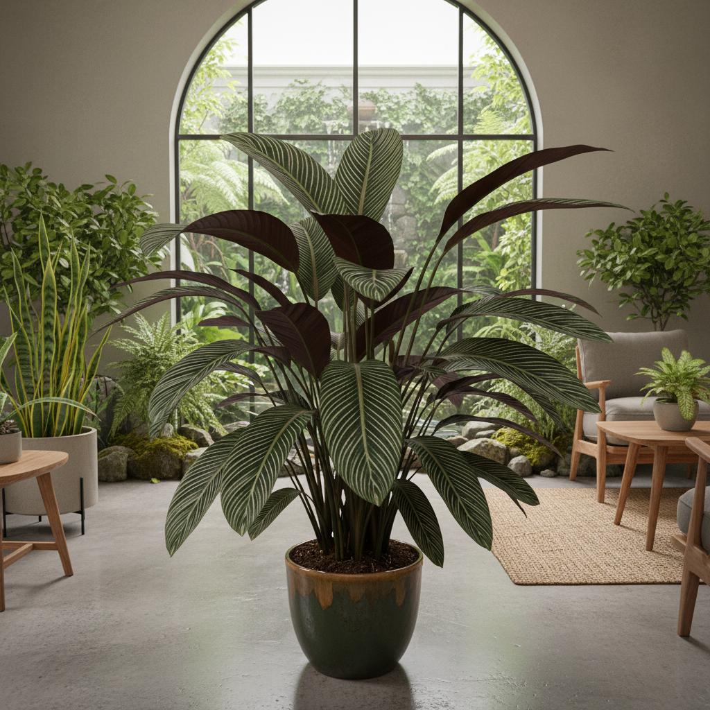 Gestreifte Kalathee (Calathea ornata Sanderiana)