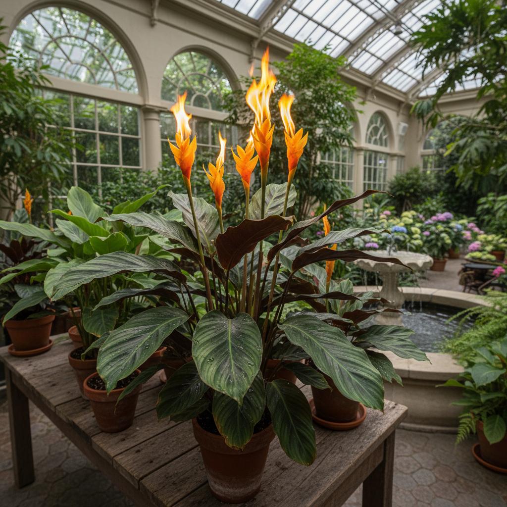 Feuerkalathea (Calathea crocata)