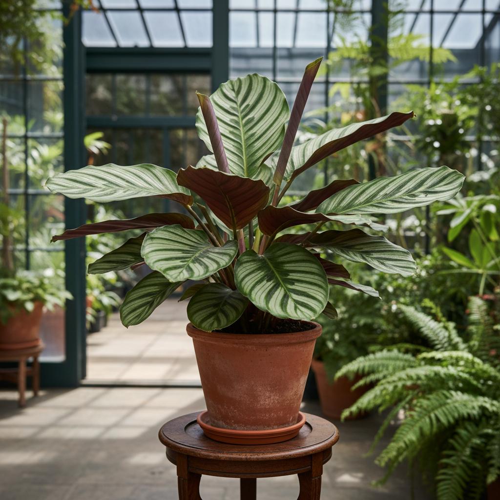 Rundblättrige Calathea (Calathea orbifolia)