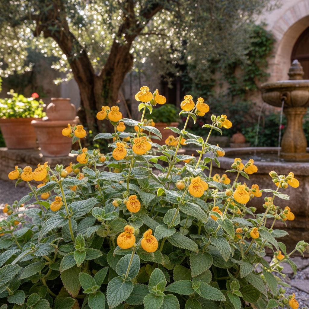 Taschenblume (Calceolaria integrifolia)