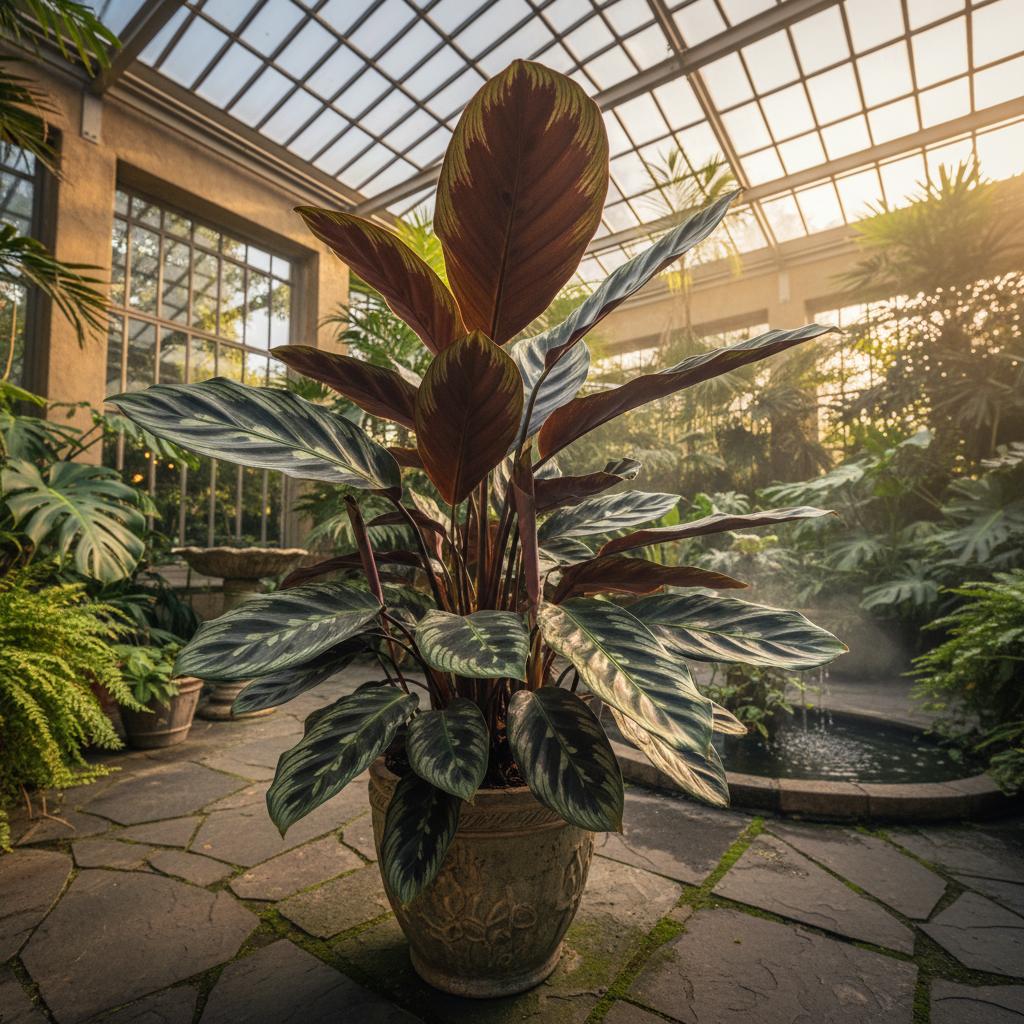 Rosafarbene Kalathe (Calathea roseopicta)