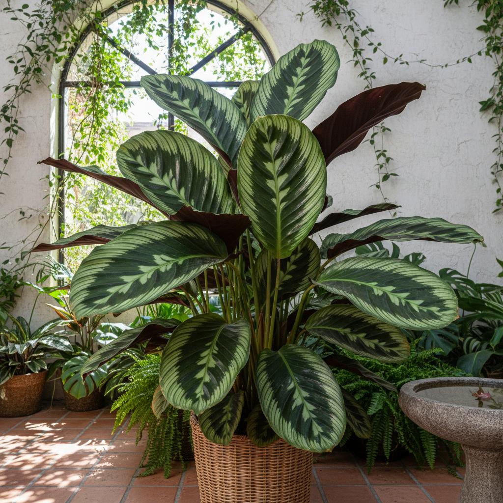Zebra-Kalathea (Calathea zebrina)