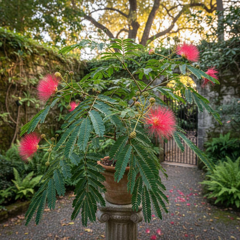 Roter Schmetterlingsstrauch (Calliandra tergemina)