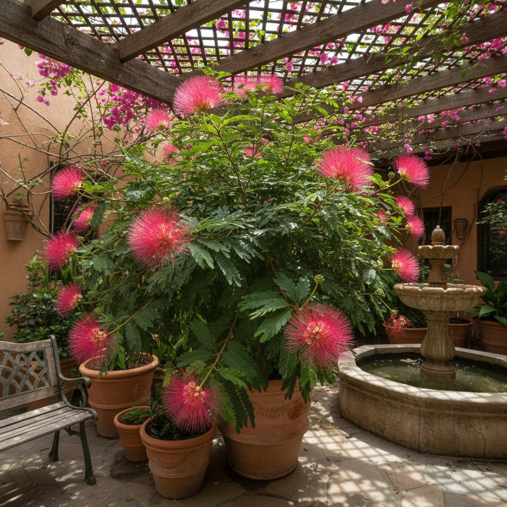 Ungleichblättriger Schmetterlingsstrauch (Calliandra inaequilatera)