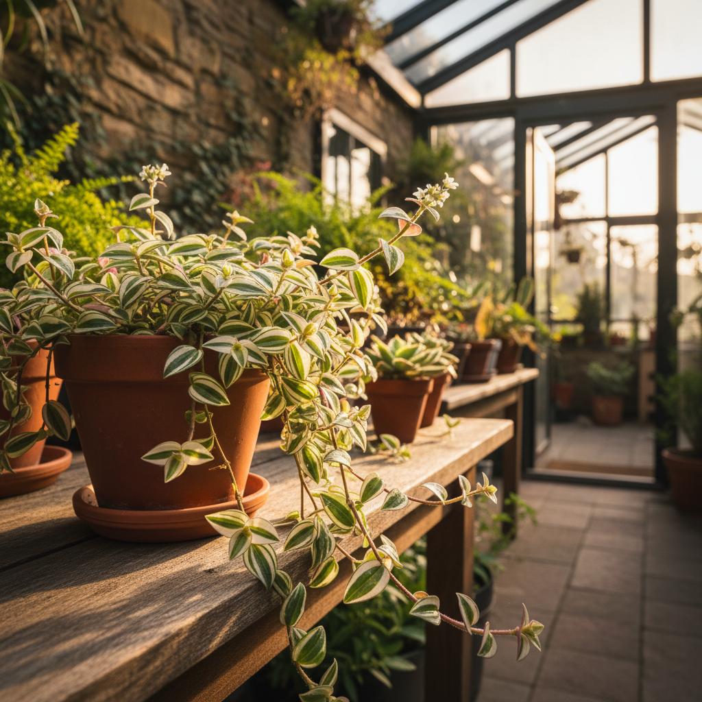 Buntblättrige Soconusco-Callisia (Callisia soconuscensis 'Variegata')