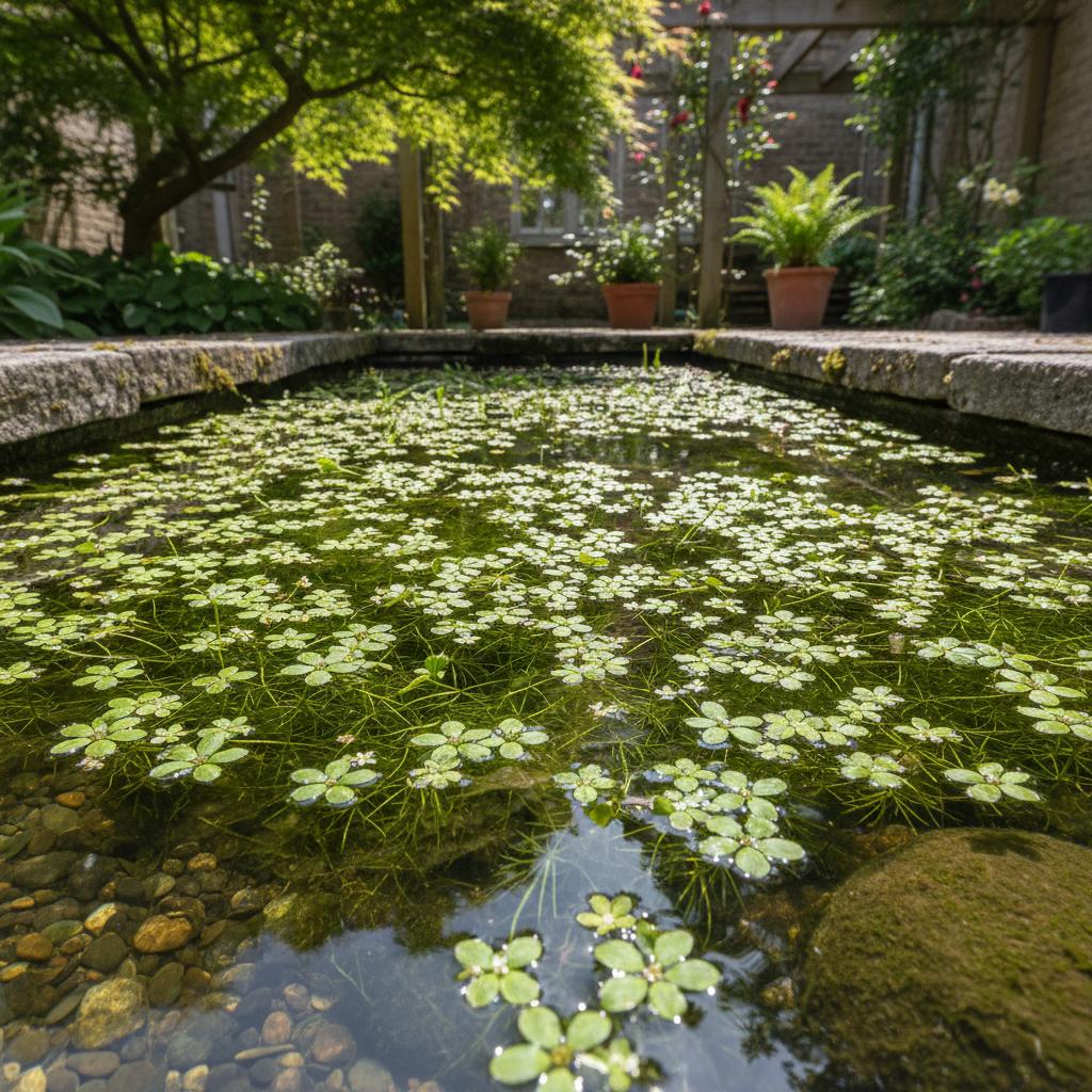 Callitriche stagnalis (Pianta d'acqua stellata) (Callitriche stagnalis)