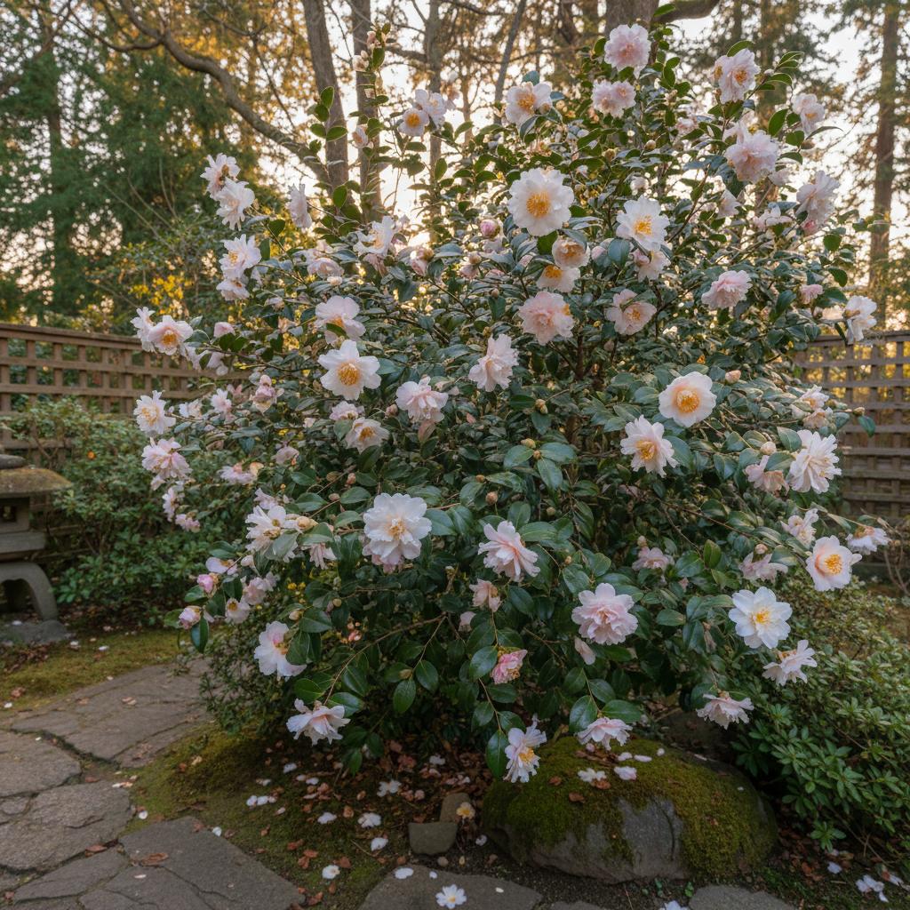 Sasanqua-Kamelie (Camellia sasanqua)