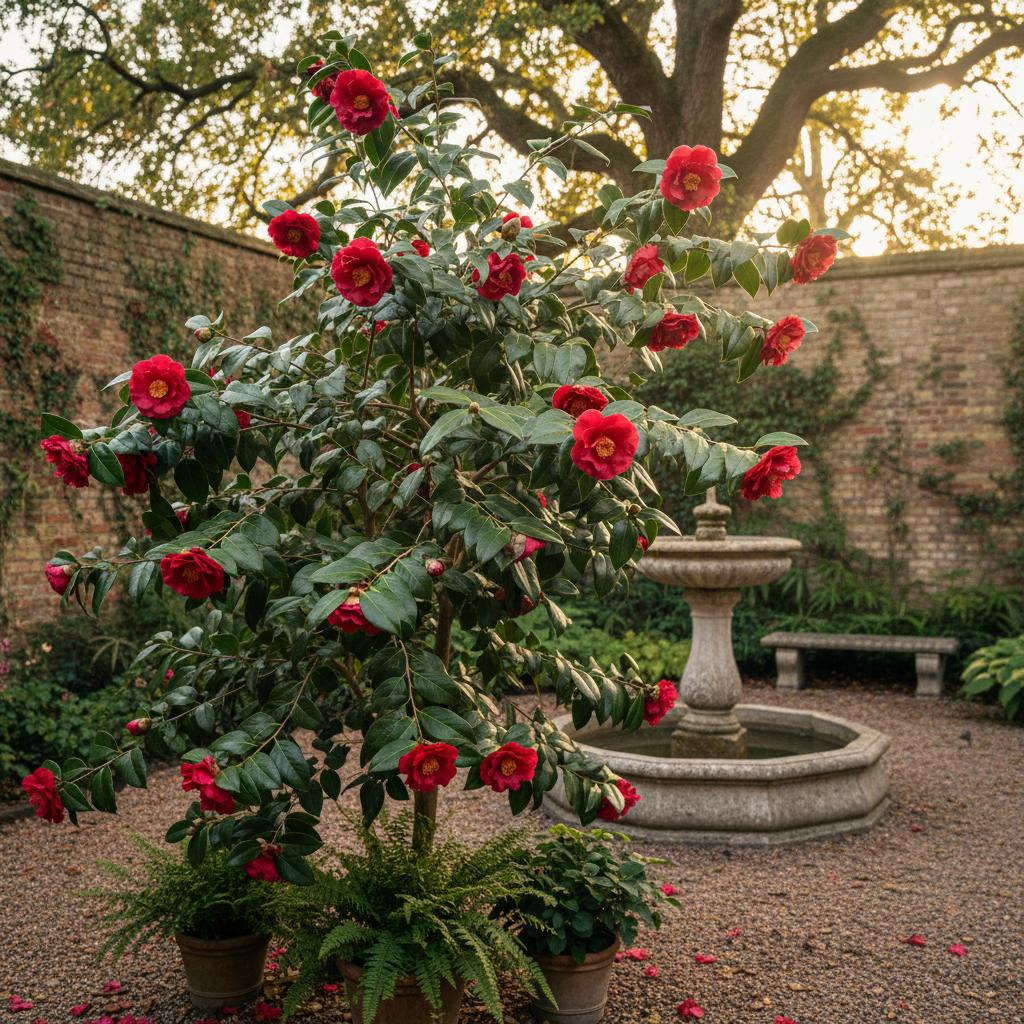 Japanische Kamelie (Camellia japonica)