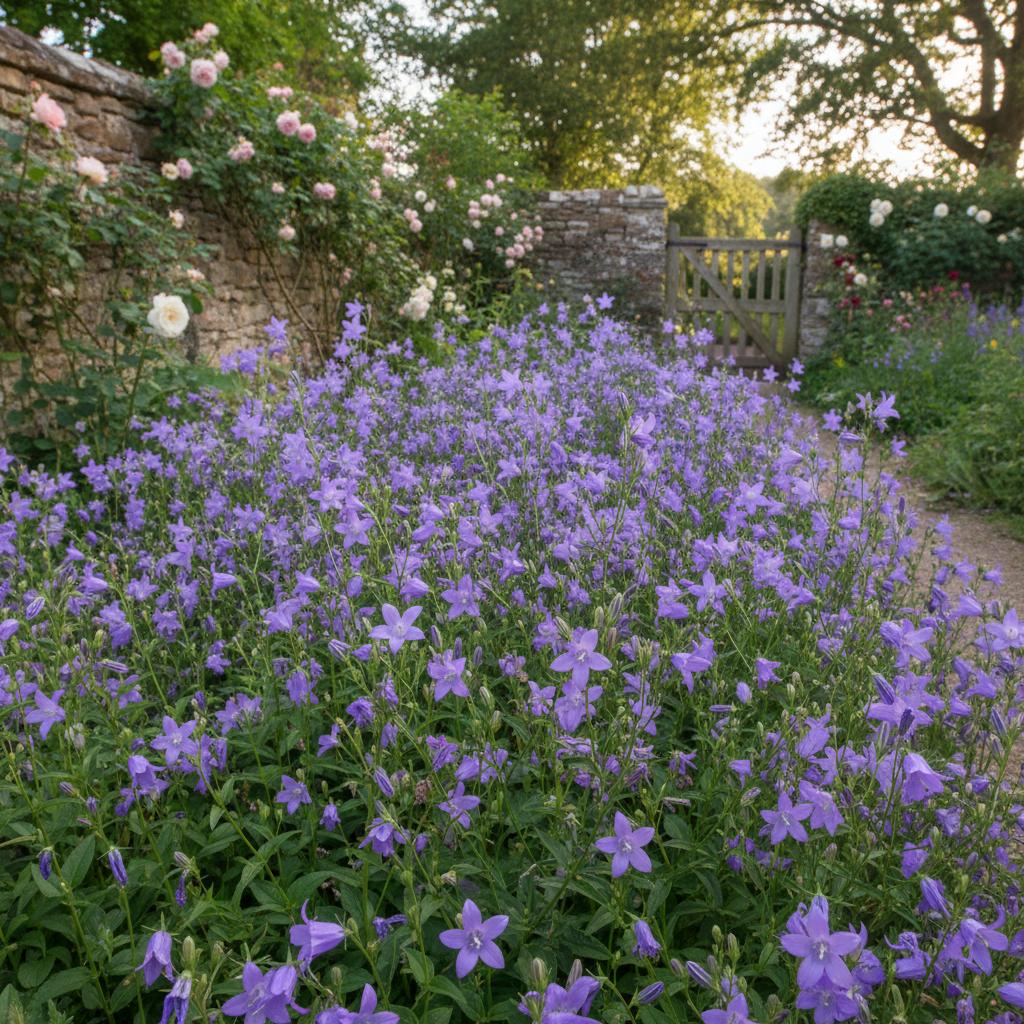 Gewöhnliche Rapunzel-Glockenblume (Campanula rapunculoides)