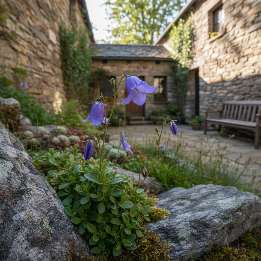 Einblütige Glockenblume (Campanula uniflora)