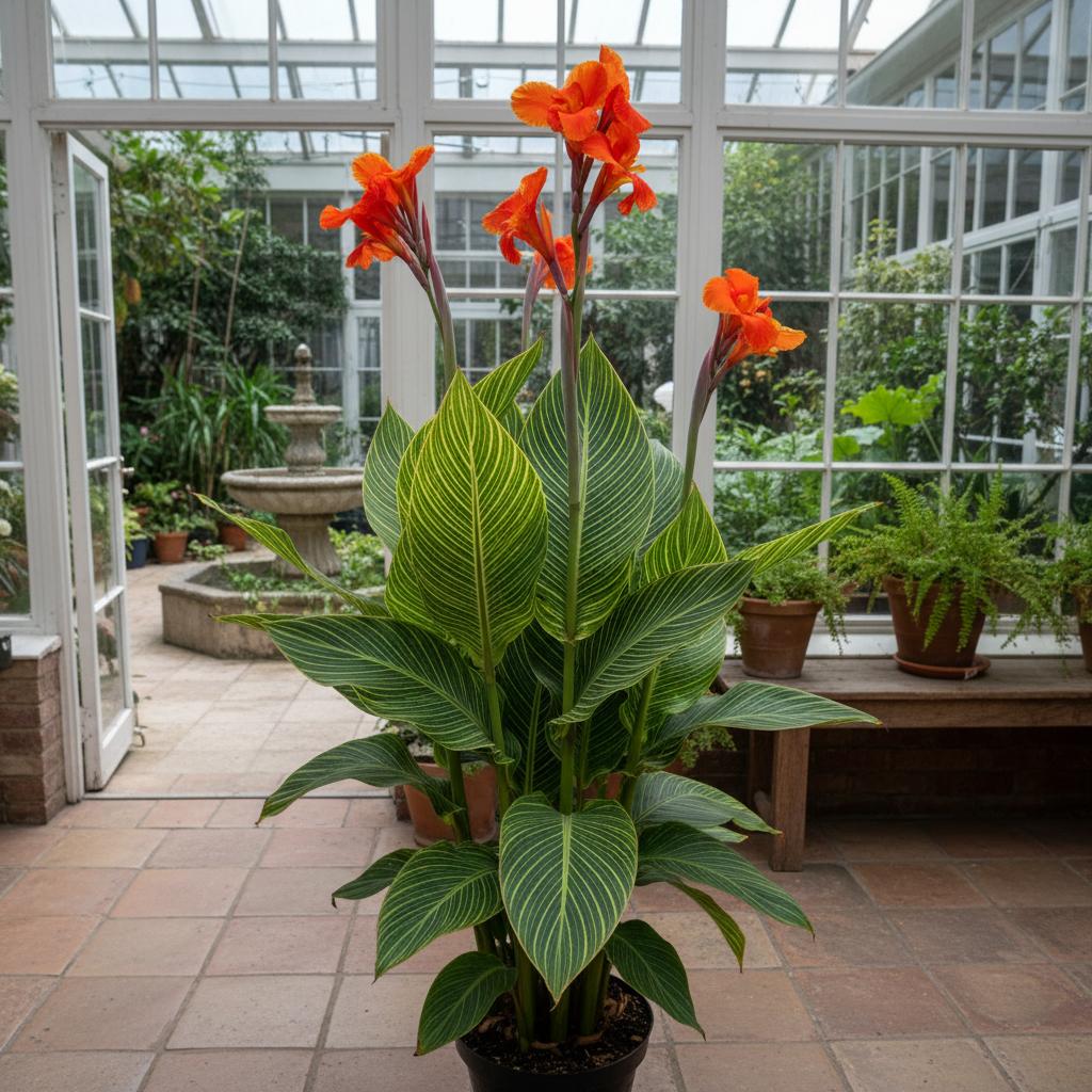 Gestreifte Canna (Canna 'Striata')