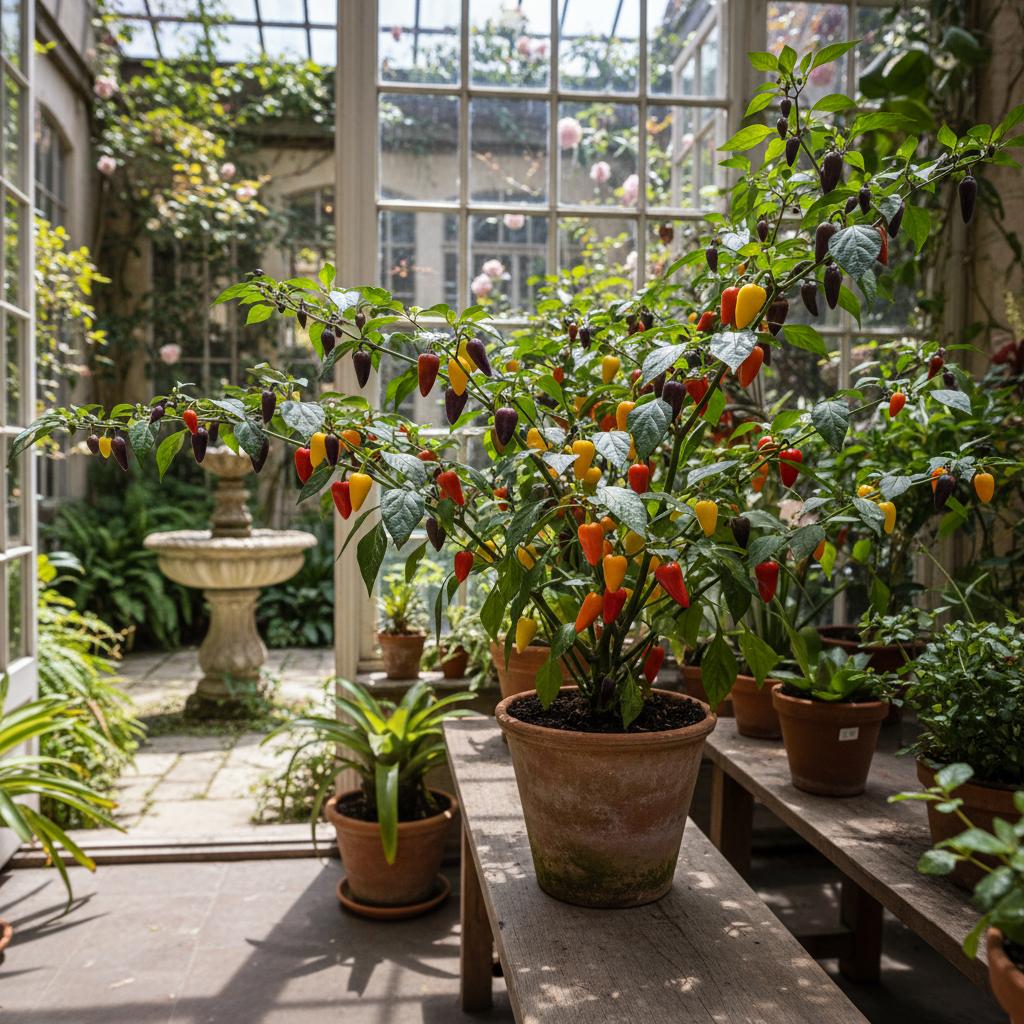 Bolivian Rainbow Chili (Capsicum annuum 'Bolivian Rainbow')