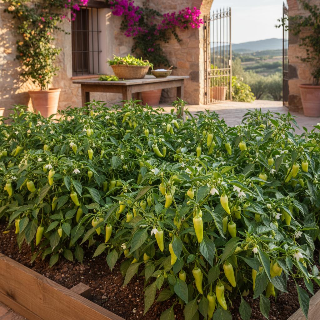Padrón-Paprika (Capsicum annuum 'Padron')