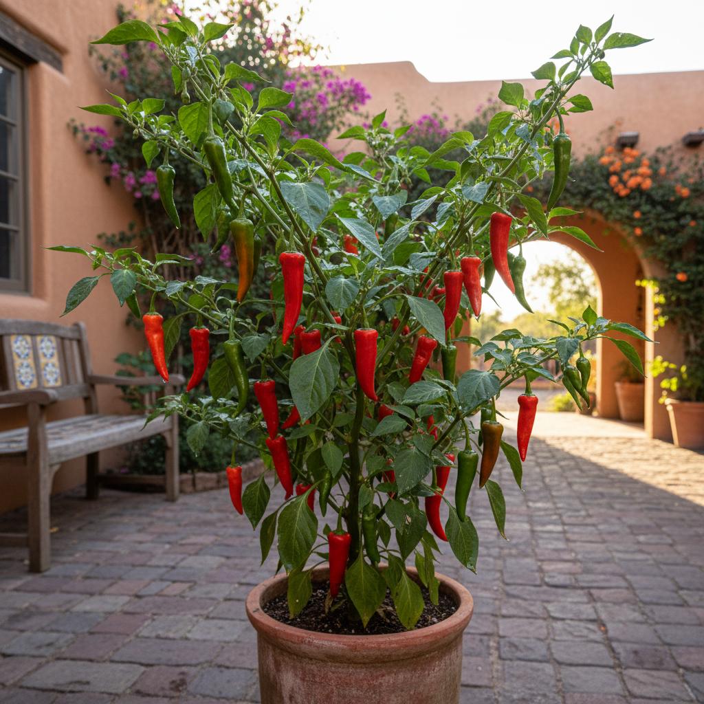 New-Mexico-Chili (Capsicum annuum 'New Mexico Group')