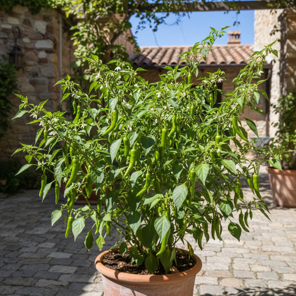 Serrano-Chili (Capsicum annuum 'Serrano')