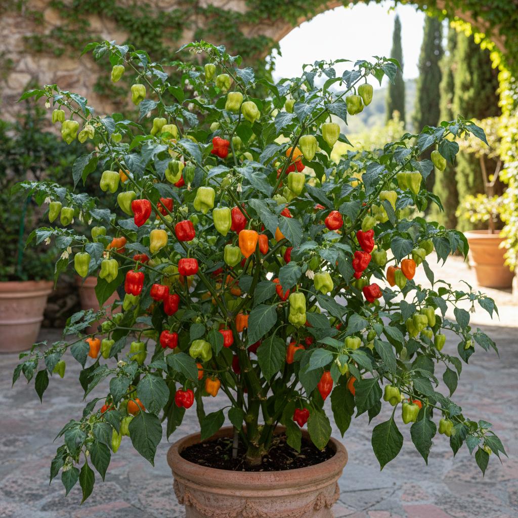 Habanero-Chili (Capsicum chinense Habanero Group)