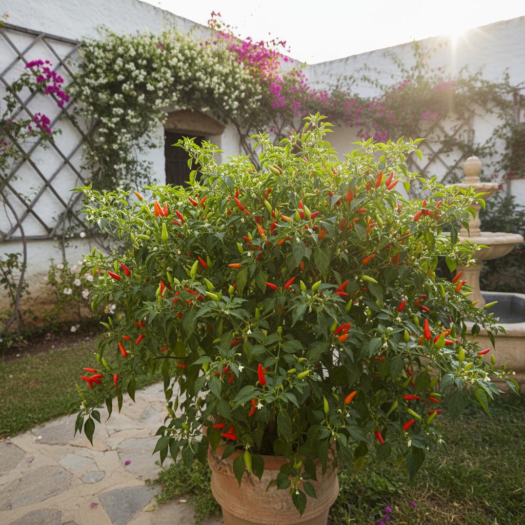 Tabasco-Pfeffer (Capsicum frutescens)