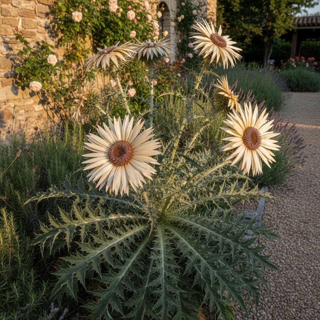 Akanthblättrige Eberwurz (Carlina acanthifolia)