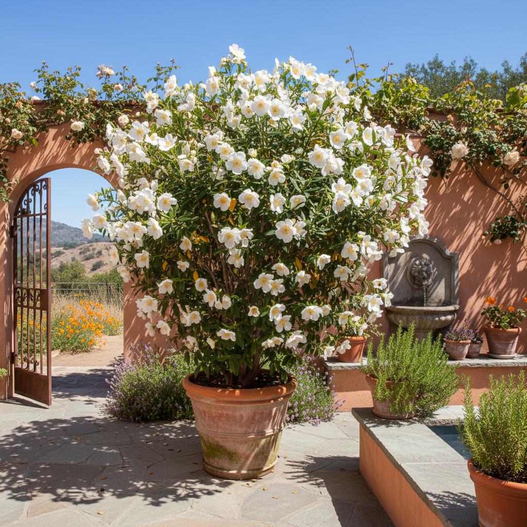 Kalifornien-Carpenterie (Carpenteria californica)