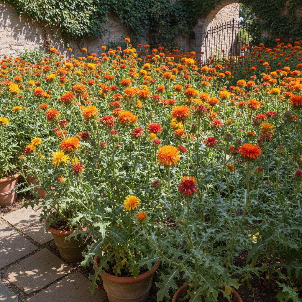 Saflor (Färberdistel) (Carthamus tinctorius)