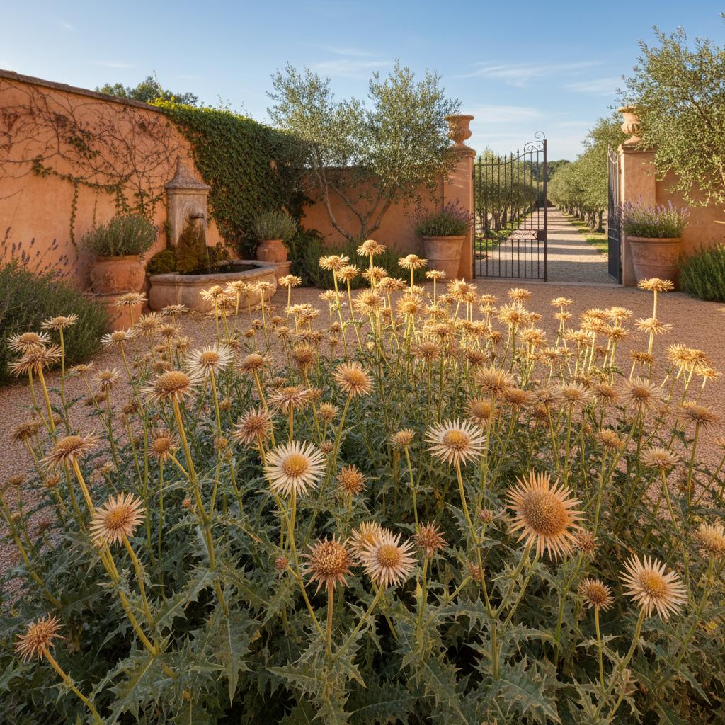 Kugel-Flockenblume (Carlina corymbosa)