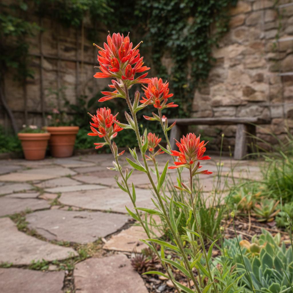 Rote Prachtblume (Castilleja miniata)